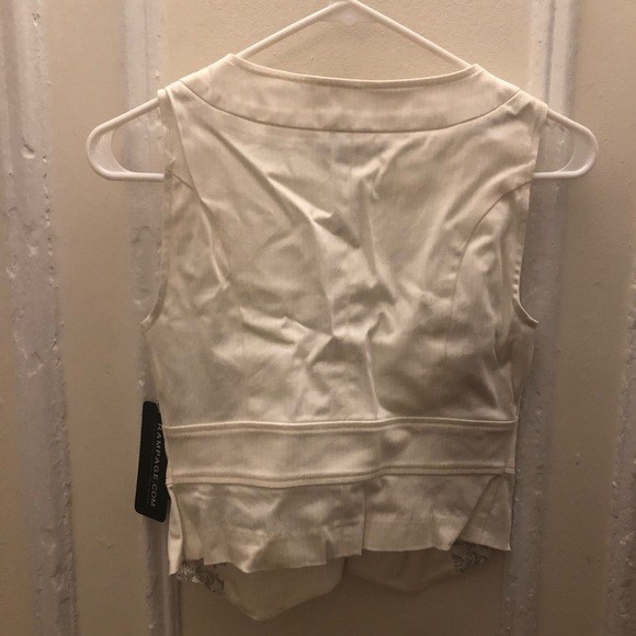 White vest, new never worn, size S - Picture 2 of 3